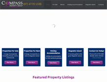 Tablet Screenshot of compassproperty.com.au